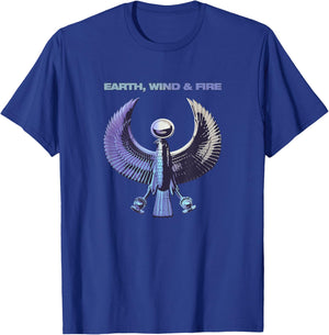 Earth, Wind & Fire Wing Emblem T-Shirt - T-Shirt | Royal