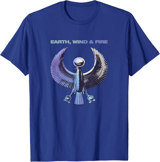 Earth, Wind & Fire Wing Emblem T-Shirt - T-Shirt | Royal