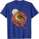 Vintage Yellow Songbird Retro Birdwatching Nature Bird T-Shirt - T-Shirt | Royal