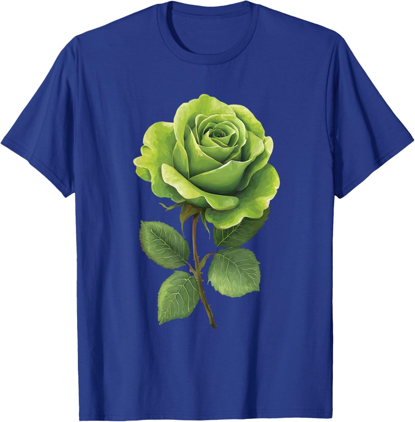 Green Rose T-Shirt - T-Shirt | Royal
