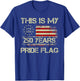 This is My Pride Flag 250 Years 1776-2026 250th Birthday USA T-Shirt - T-Shirt | Royal
