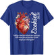 Floral Heart Ezekiel 36:26 Heart of Flesh Christian Women T-Shirt - T-Shirt | Royal
