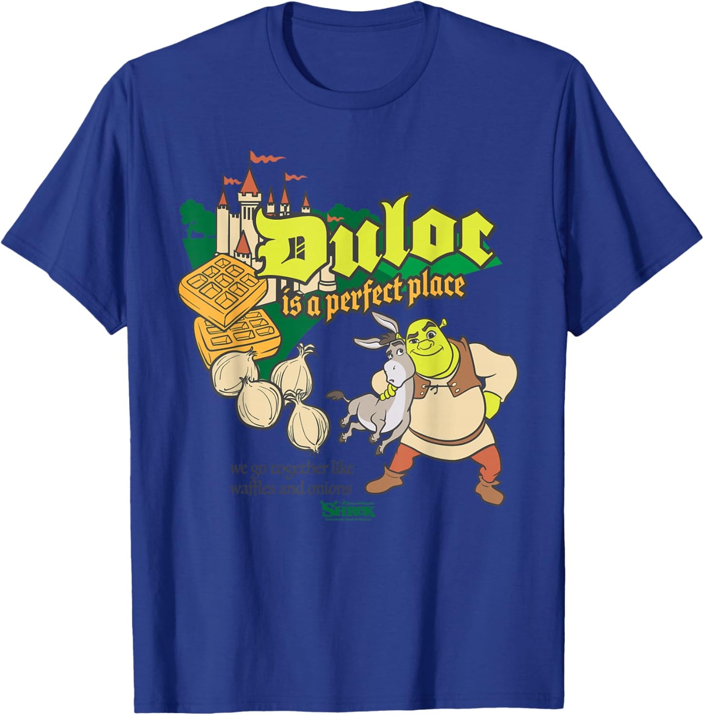 Shrek Duloc is a Perfect Place T-Shirt - T-Shirt | Royal