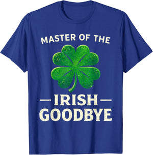 Goodbye Shamrock Irish Funny St Patricks Day Men Women Kids T-Shirt - T-Shirt | Royal