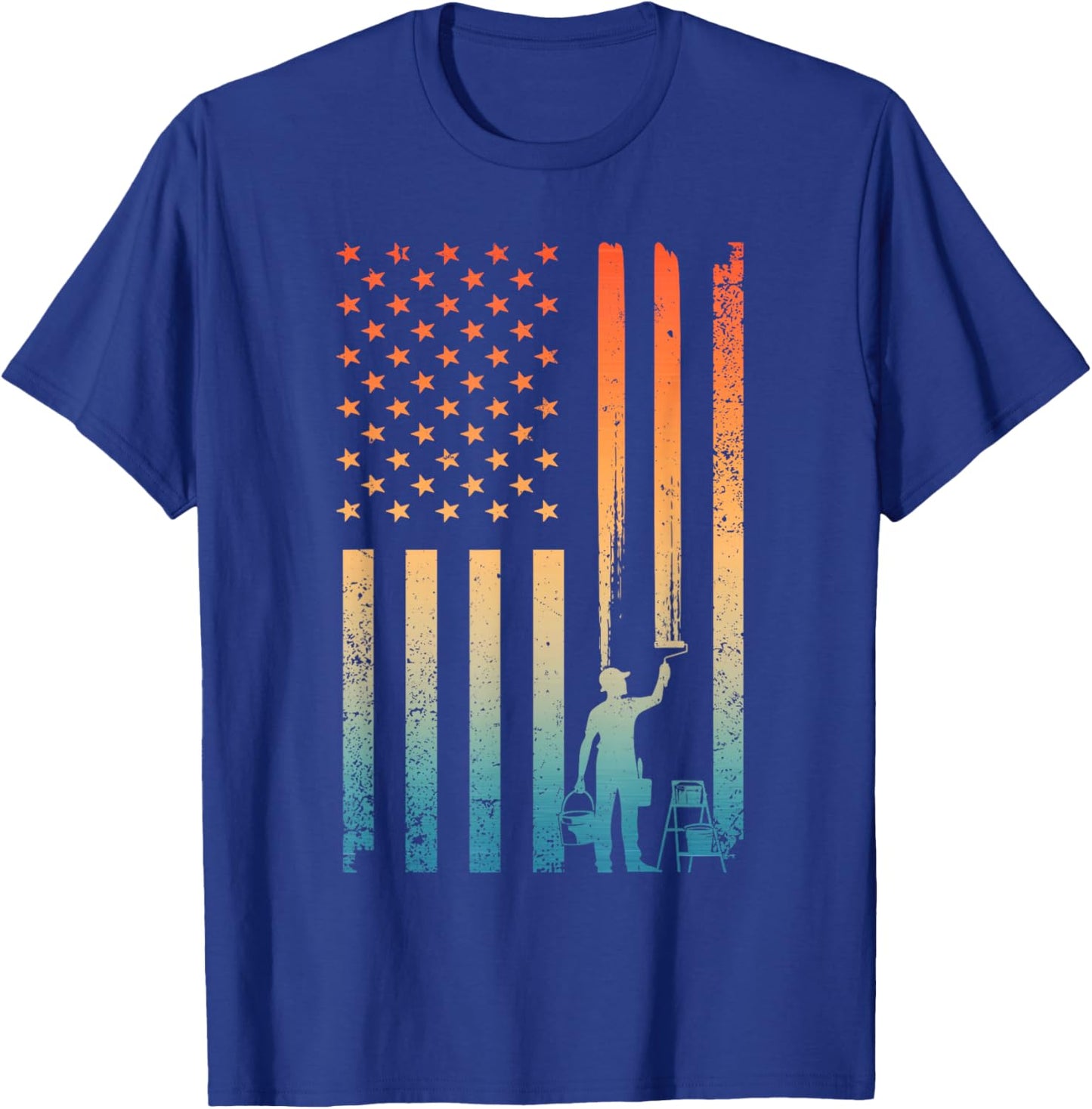 Cool Painter Art Women Painting Job House Painter T-Shirt - T-Shirt | Royal