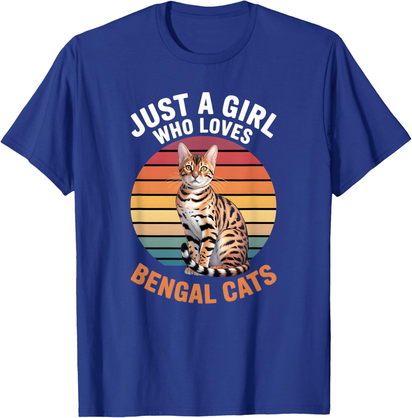 Girls Bengal Cat T-Shirt - T-Shirt | Royal