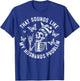 That Sounds Like My Husbands Problem Funny Wife Raccoon T-Shirt - T-Shirt | Royal