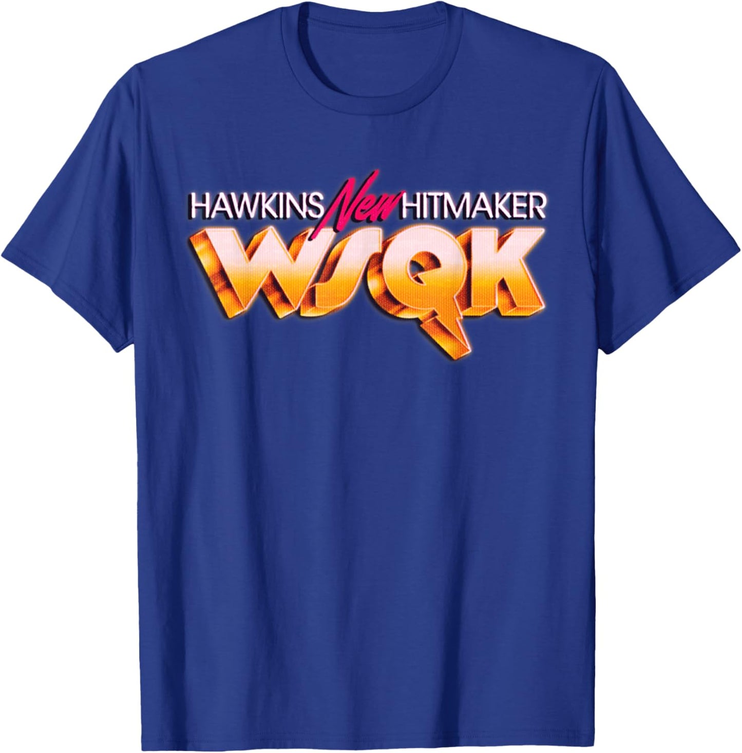 Stranger Things Season 5 Hawkins New Hitmaker WSQK Retro T-Shirt - T-Shirt | Royal