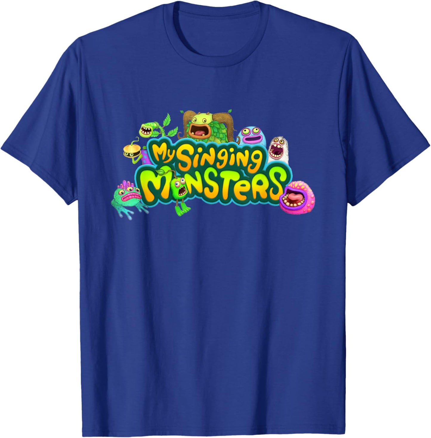 Singing Monsters Plush Robots Costume for Kids Boys, Girls T-Shirt - T-Shirt | Royal