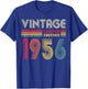 Vintage 1956 70th Birthday Gift Men Women 70 Years Old T-Shirt - T-Shirt | Royal