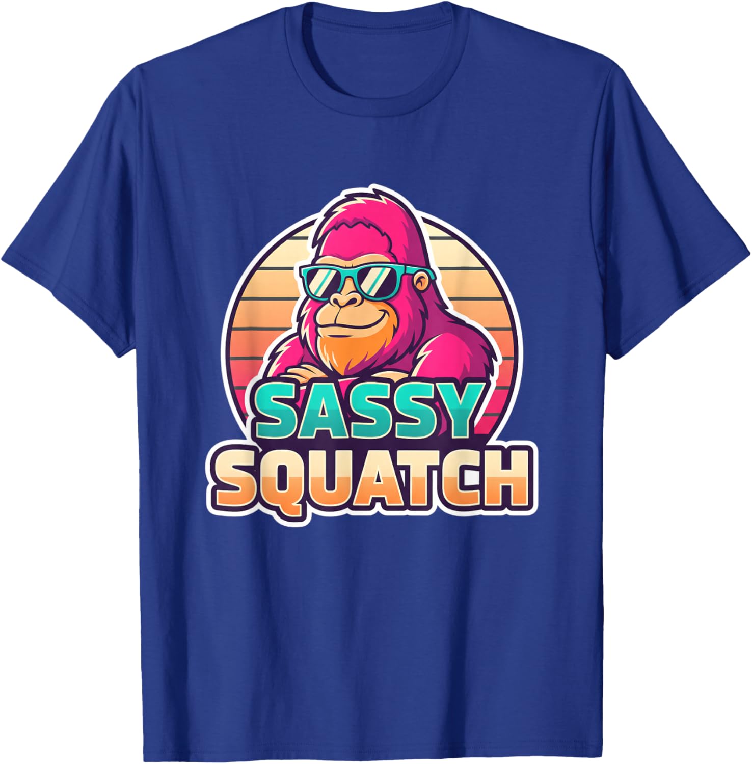 Sassy Squatch T-Shirt - T-Shirt | Royal