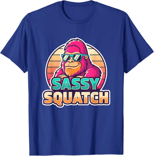 Sassy Squatch T-Shirt - T-Shirt | Royal