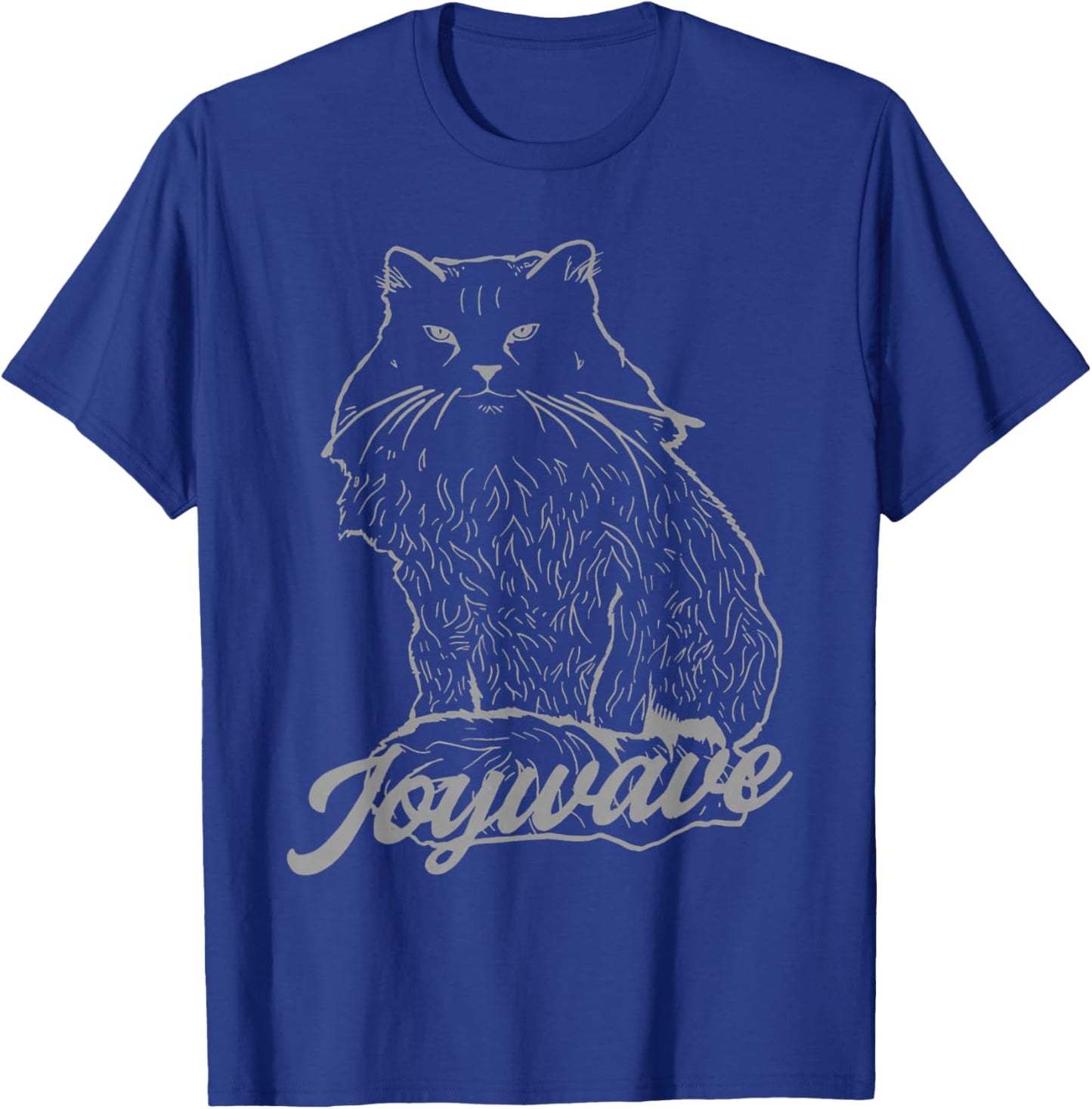 Joywave Cat Leave Me The Fluff Alone Grey T-Shirt - T-Shirt | Royal