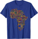 Africa Map Kente Cloth African Print Roots Traditional Art T-Shirt - T-Shirt | Royal