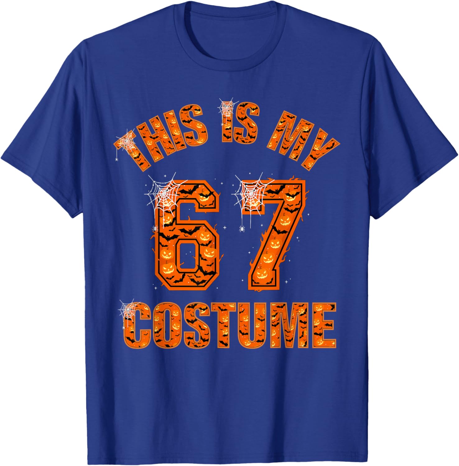 This is My Halloween 67 Costume T-Shirt - T-Shirt | Royal