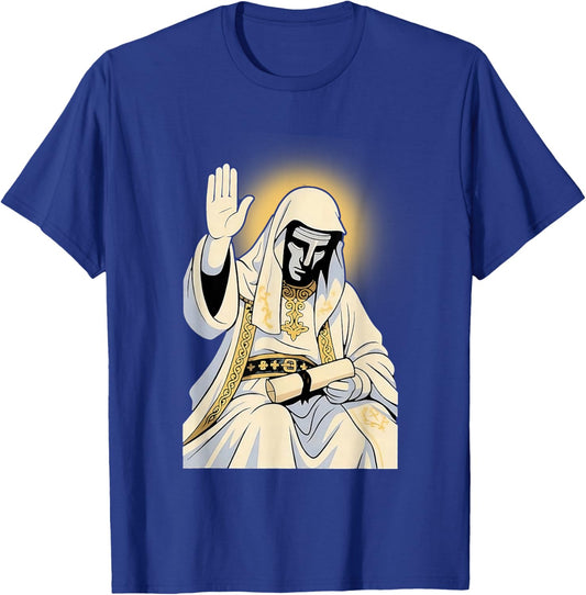 Sliver Mask King Baldwin IV Meme The Leper King Warrior T-Shirt - T-Shirt | Royal