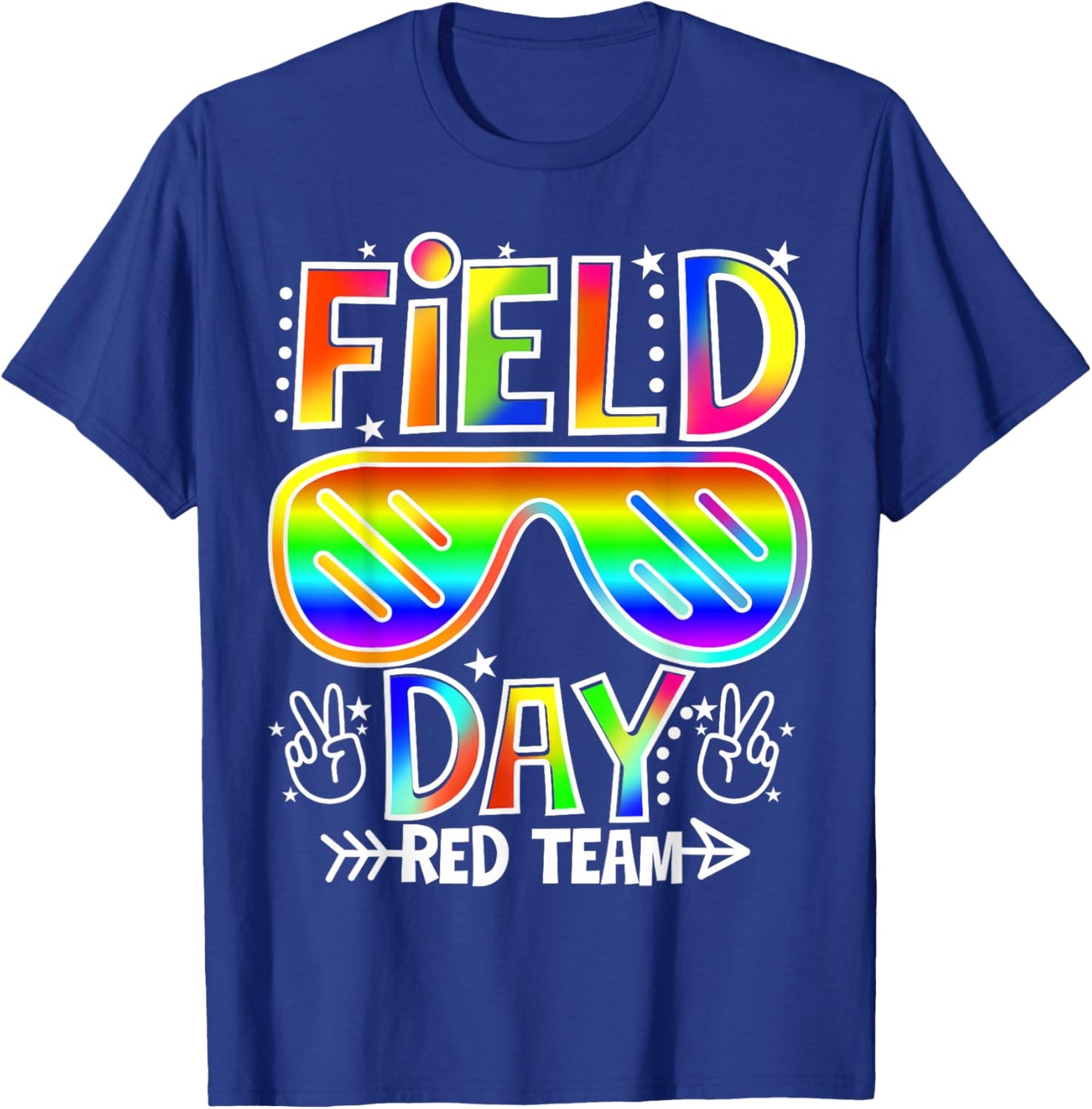 Field Day Red Team Funny for Teacher Kids Field Day Games T-Shirt - T-Shirt | Royal