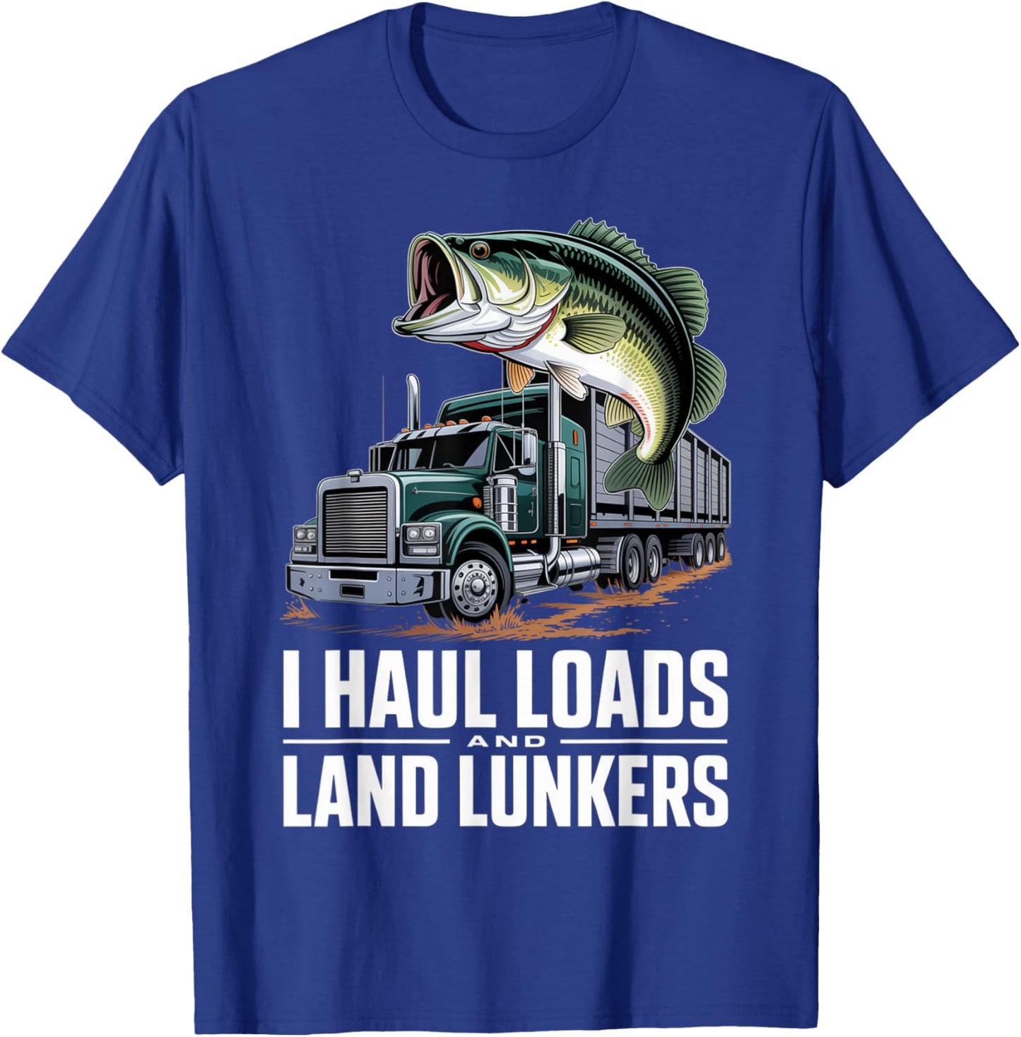 Trucker Truck Driver 18 Wheeler Semi Truck T-Shirt - T-Shirt | Royal