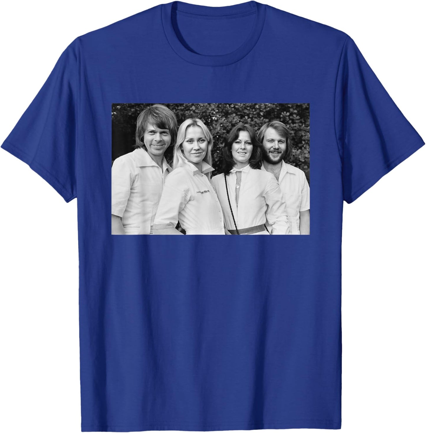 ABBA Swedish Pop Group Portrait Arrival Promo 1976 T-Shirt - T-Shirt | Royal