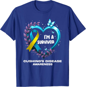 I'm A Survivor Cushing's Disease Awareness T-Shirt - T-Shirt | Royal