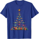 Funny Airplanes Christmas Tree Graphic Air Planes T-Shirt - T-Shirt | Royal