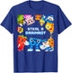 Steal A Brainrot Funny 67 Birthday Boy Meme Gifts for Kids T-Shirt - T-Shirt | Royal