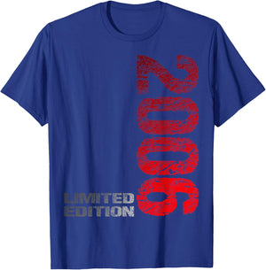 Limited Edition 2006 20th Birthday T-Shirt - T-Shirt | Royal