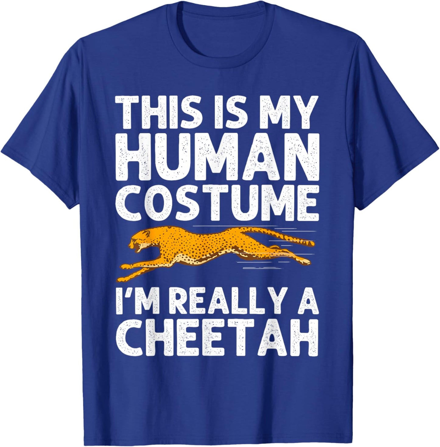 Cool Cheetah Art Women Kid Zoo Animal Safari Cheetah T-Shirt - T-Shirt | Royal