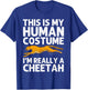 Cool Cheetah Art Women Kid Zoo Animal Safari Cheetah T-Shirt - T-Shirt | Royal