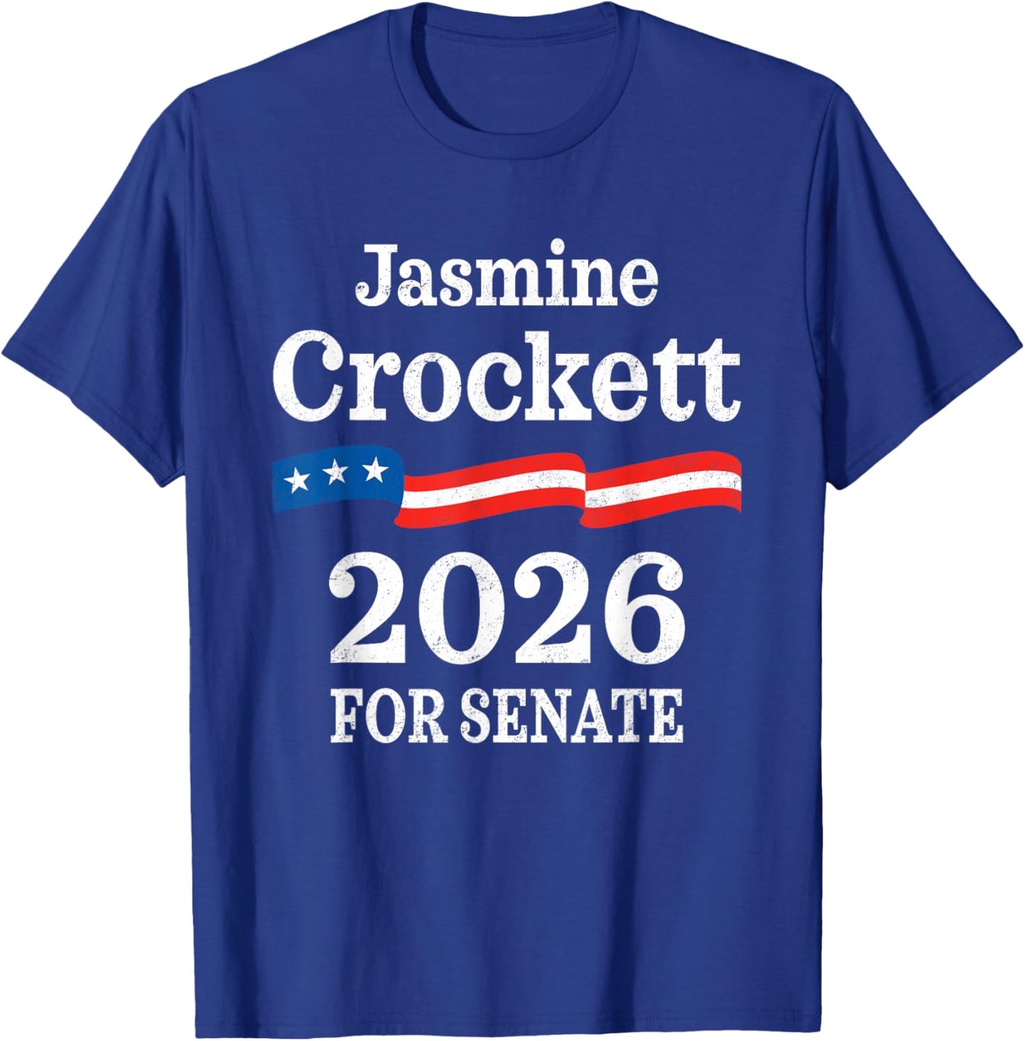 Jasmine Crockett 2026 for US Senate Texas TX Democrat T-Shirt - T-Shirt | Royal