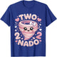 Two Nado 2nd Birthday Funny 2 Year Old Girls Kids Toddler T-Shirt - T-Shirt | Royal