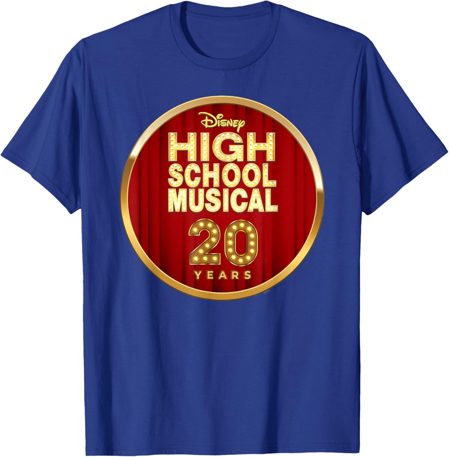 Disney High School Musical 20th Anniversary Official Logo T-Shirt - T-Shirt | Royal