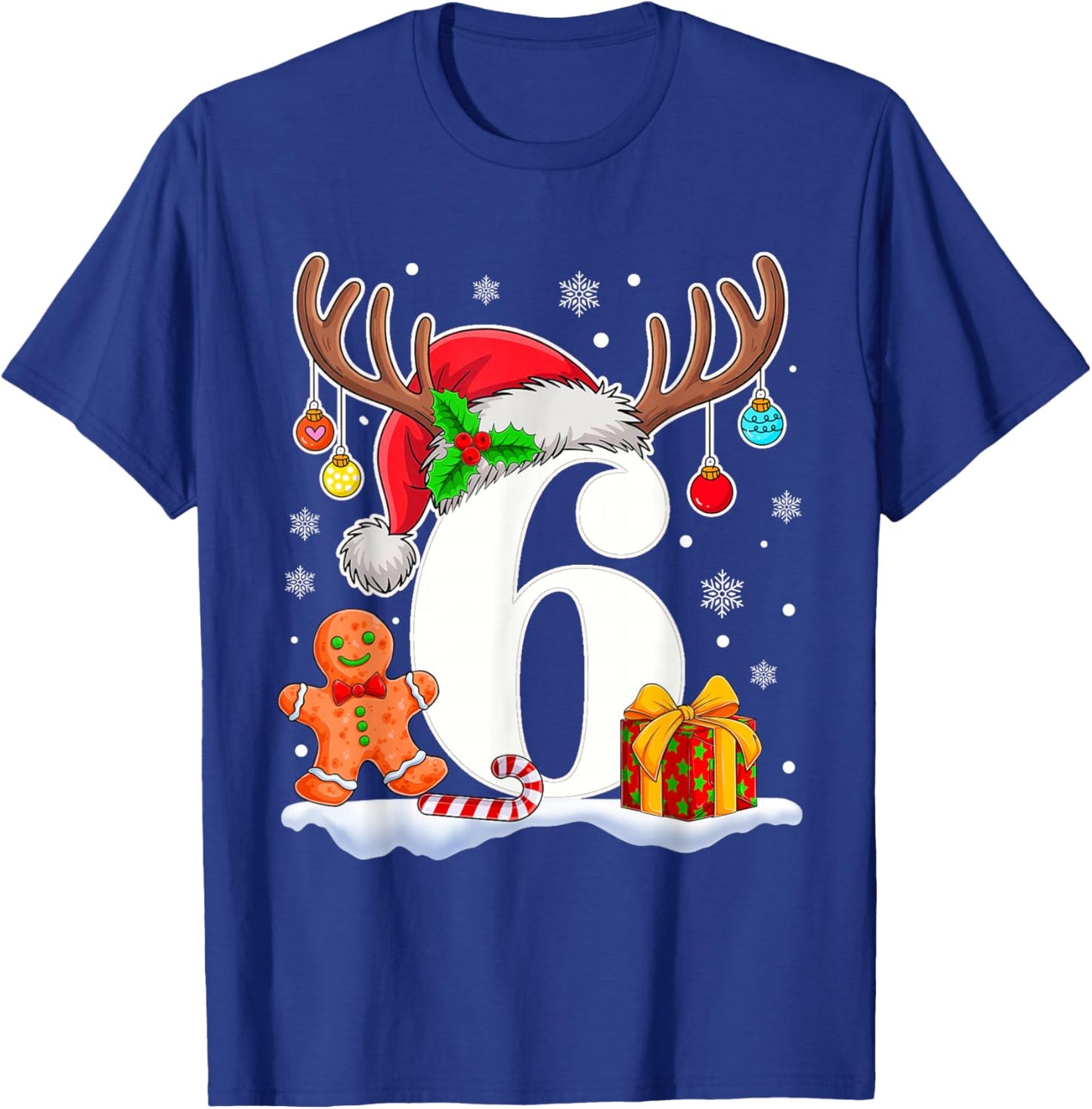 Funny 67 Six Seven Meme Couple Pajamas Matching Christmas T-Shirt - T-Shirt | Royal
