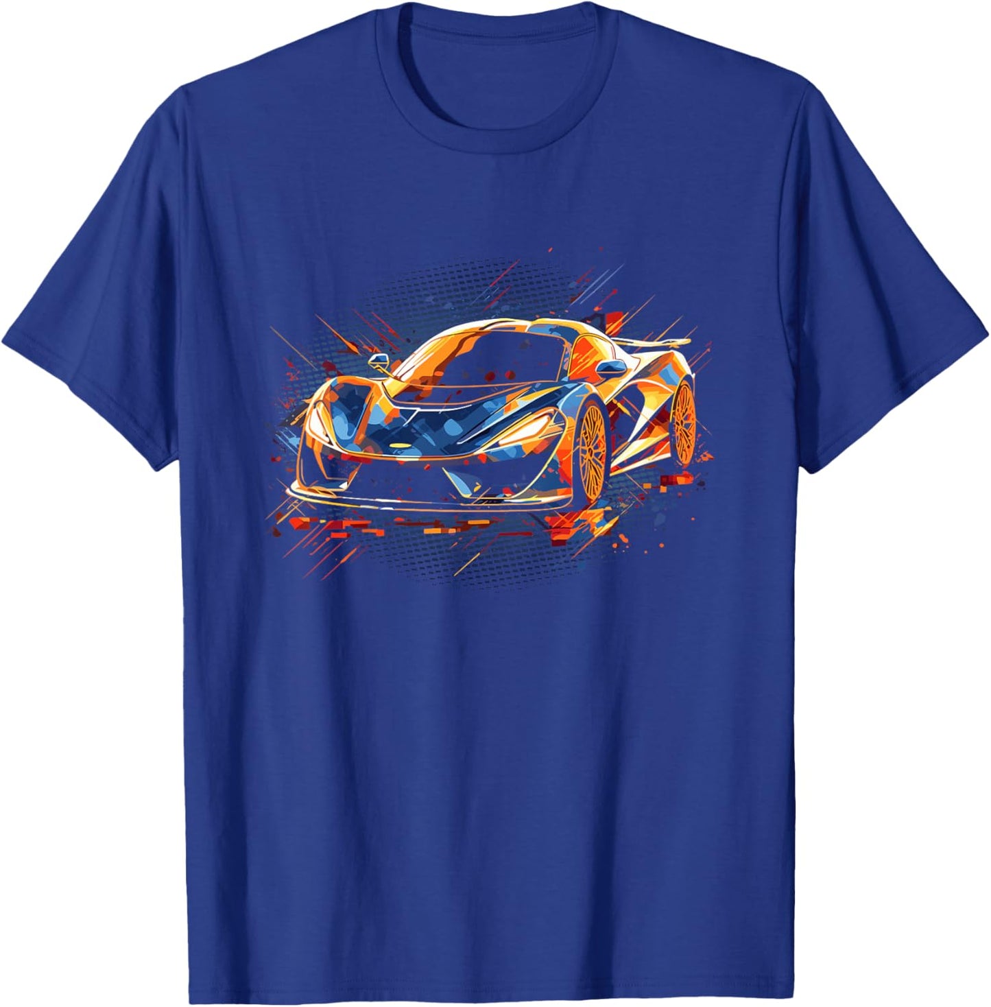 Kids Sports Car Supercar T-Shirt - T-Shirt | Royal