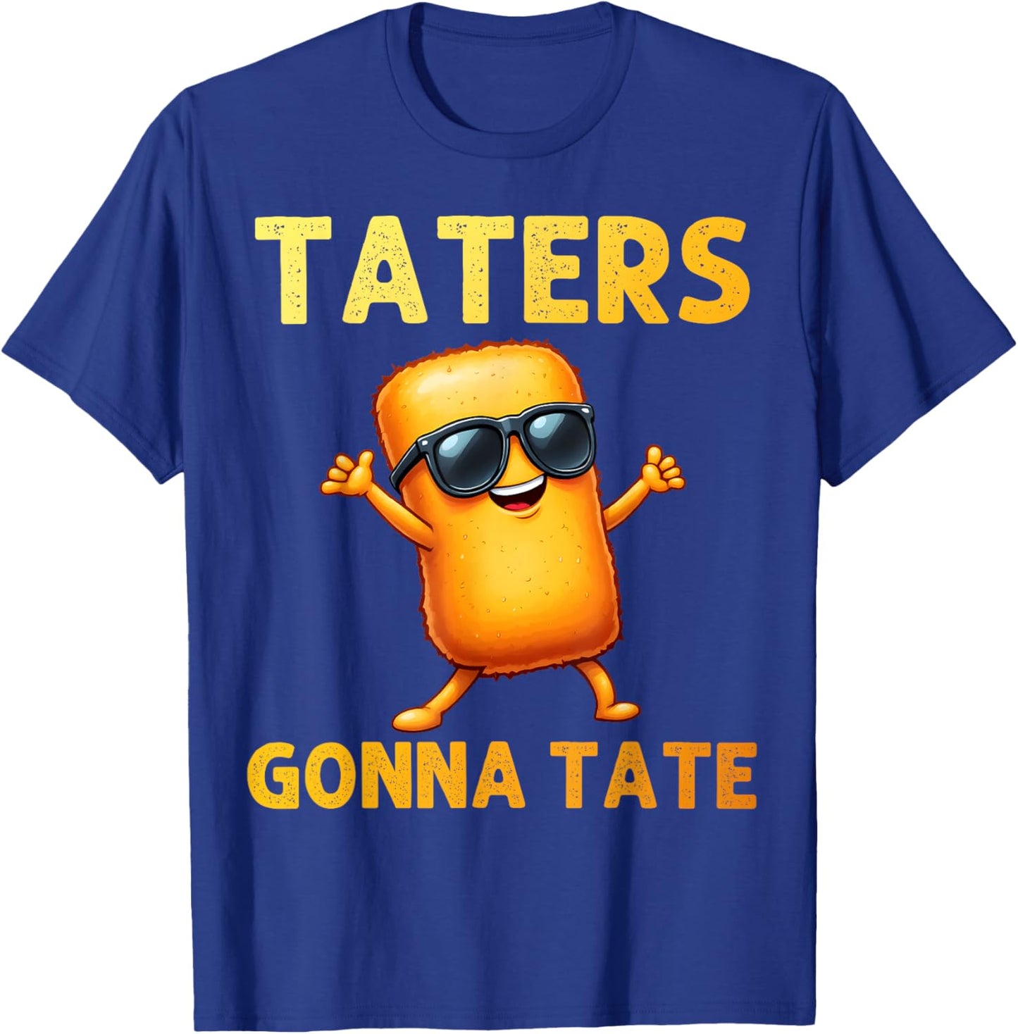 Best Tater Tot Art Women Kids Potato Tater Tot Lover T-Shirt - T-Shirt | Royal