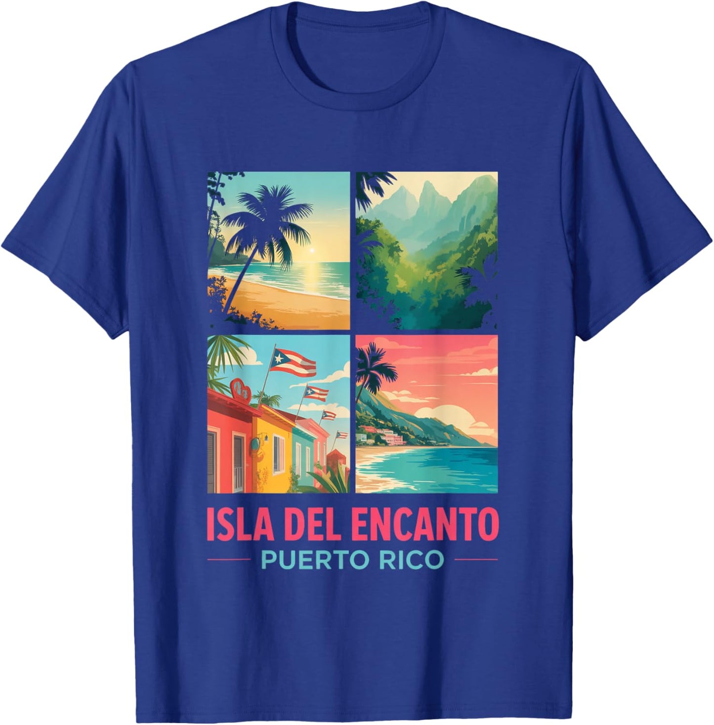 Puerto Rico Isla Del Encanto Coqui Boriquen Bori Pride T-Shirt - T-Shirt | Royal
