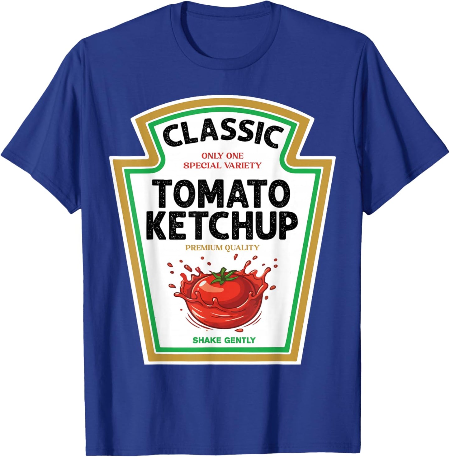 Red Ketchup DIY Halloween Costume Matching Group Ketchup T-Shirt - T-Shirt | Royal