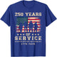250 Years July 4th 2026 Independence Day 250th Anniversary T-Shirt - T-Shirt | Royal