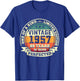 69th Birthday Gift 69 Years of Being Perfected 69 Yrs Old T-Shirt - T-Shirt | Royal