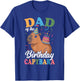 Dad of The Birthday Capybara T-Shirt - T-Shirt | Royal
