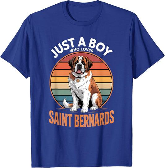 Boys Saint Bernard T-Shirt - T-Shirt | Royal