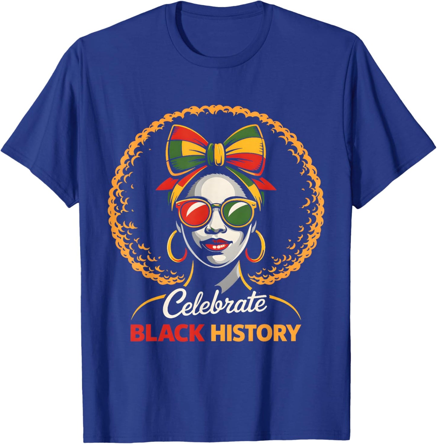 Black History Month Black African American Teachers Women T-Shirt - T-Shirt | Royal