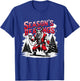 Season’s Beatings Krampus Horror Christmas T-Shirt - T-Shirt | Royal