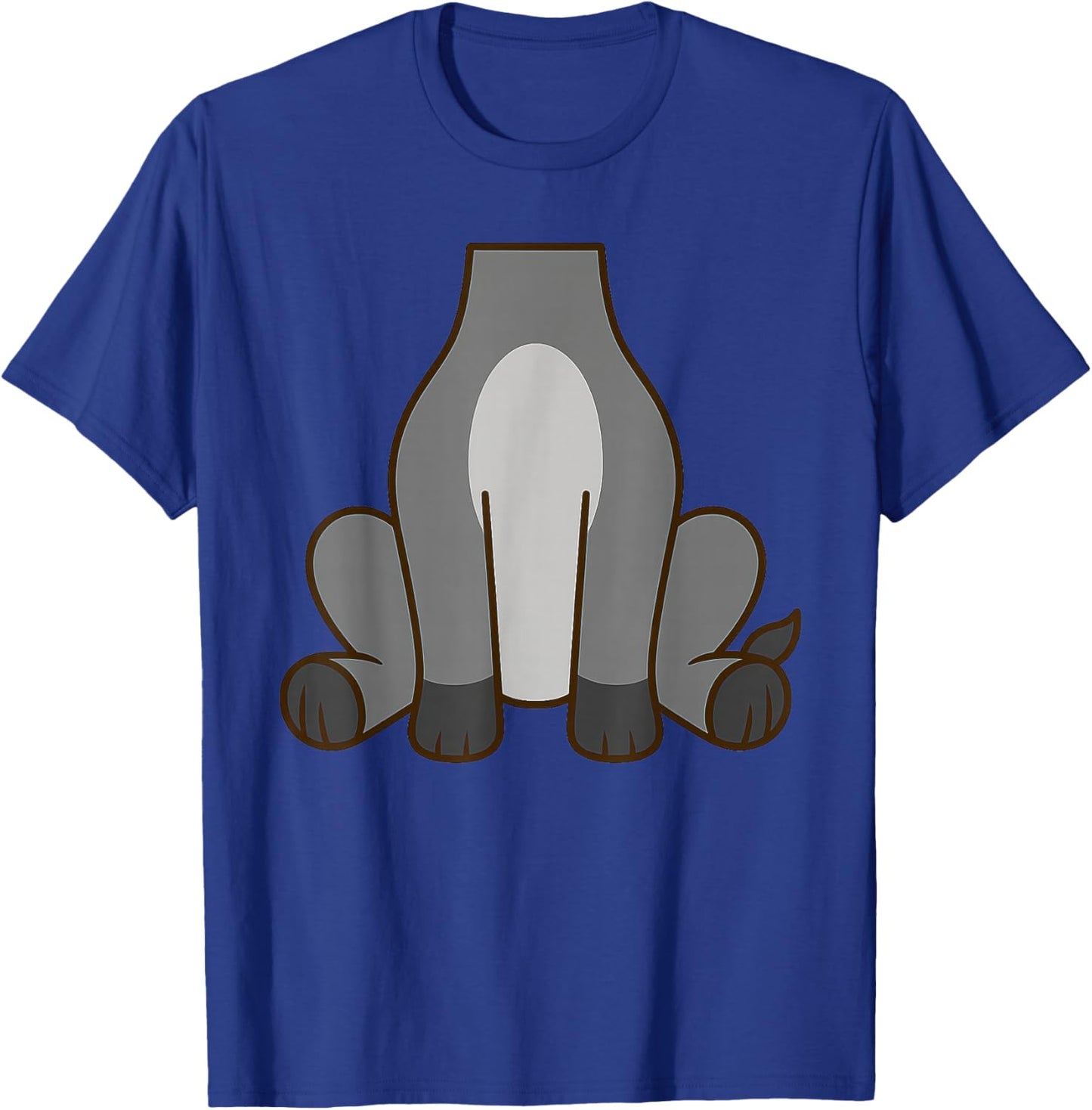 Funny Donkey Adult Kids Men Women Donkey Costume T-Shirt - T-Shirt | Royal