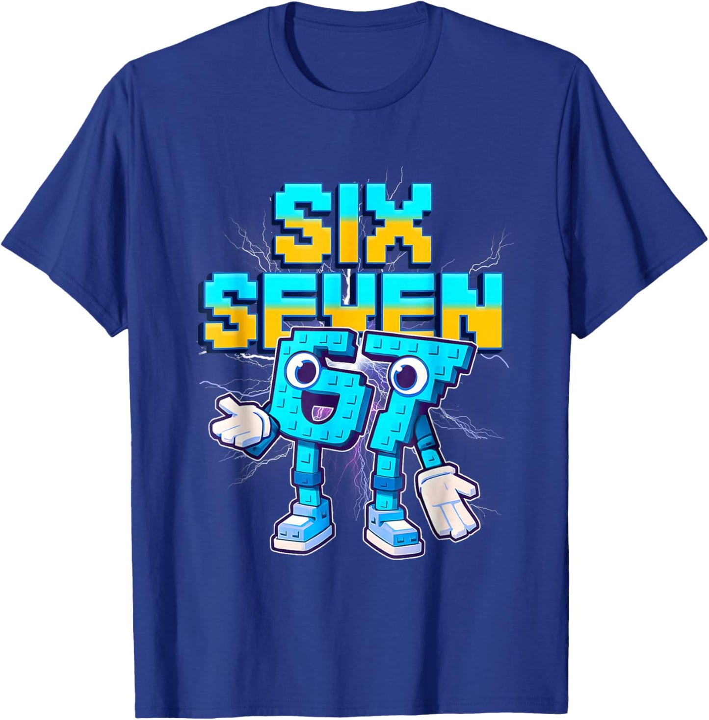 Meme 67 Six Seven 6 7 Italian Brainrot Women Kids T-Shirt - T-Shirt | Royal