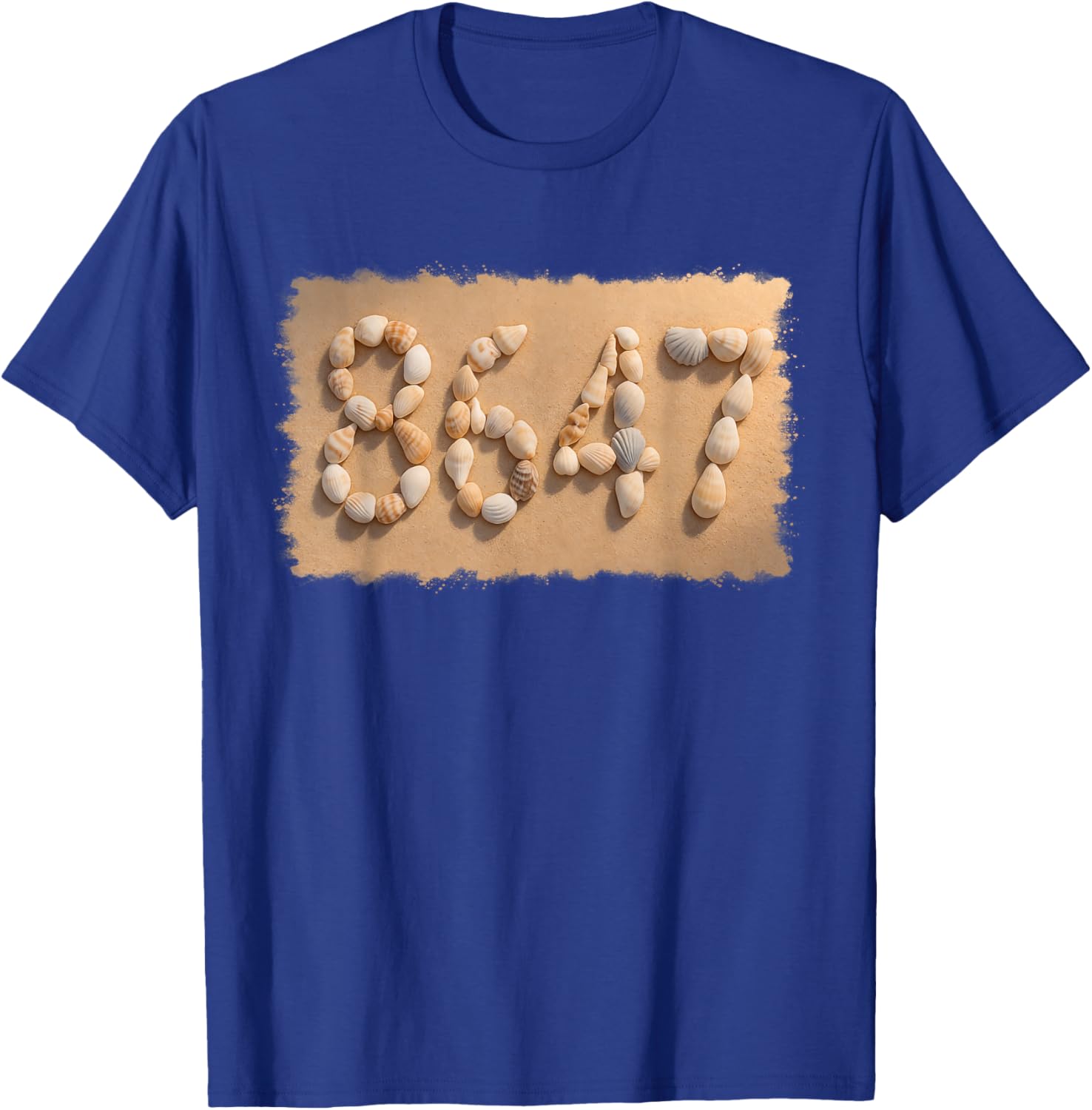 86 47 8647 Shirt 86 47 Seashells Sea Shells Summer Beach T-Shirt - T-Shirt | Royal