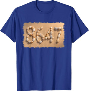 86 47 8647 Shirt 86 47 Seashells Sea Shells Summer Beach T-Shirt - T-Shirt | Royal