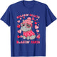Funny Hippo Breaking Hearts Blasting Farts Valentines Day T-Shirt - T-Shirt | Royal