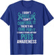 Dysautonomia Awareness Dysautonomy Pots Warrior T-Shirt - T-Shirt | Royal
