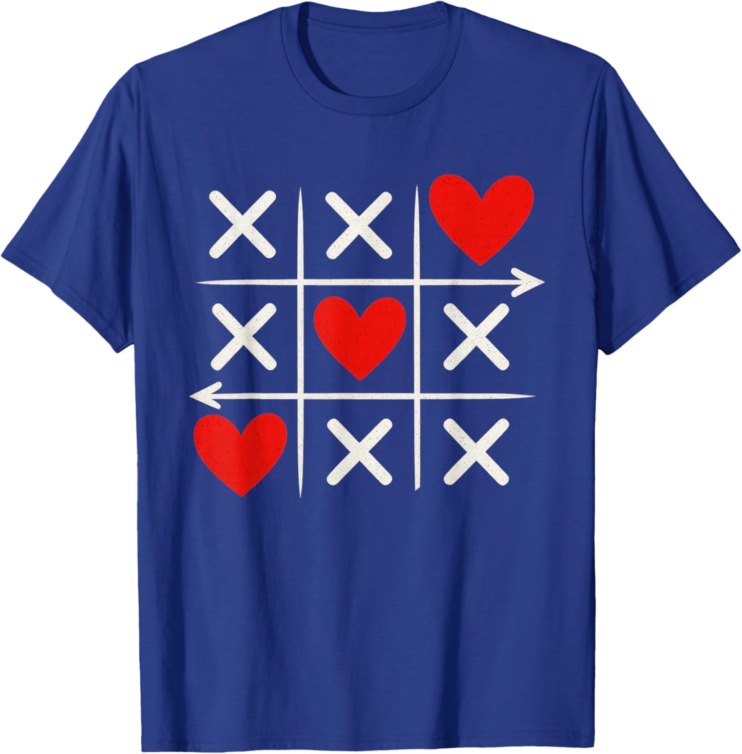 Cute Valentines Day Heart Men Women Kids T-Shirt - T-Shirt | Royal
